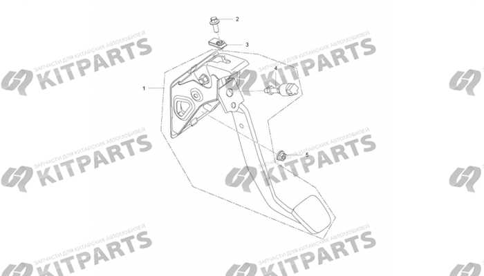 Педаль тормоза Lifan Cebrium