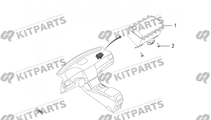 Пассажирский AIR BAG Haval H8