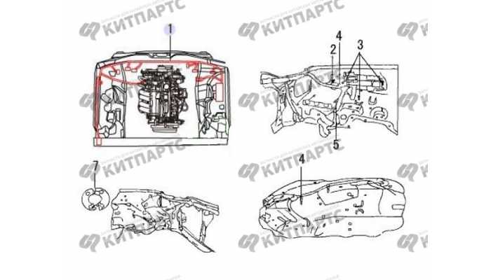 Жгут проводов моторного отсека Great Wall Deer